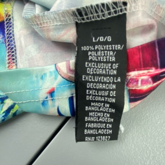 Surf Society Men's Colorful Graphic Crew Neck Shirt Size Large - Picture 6 of 10